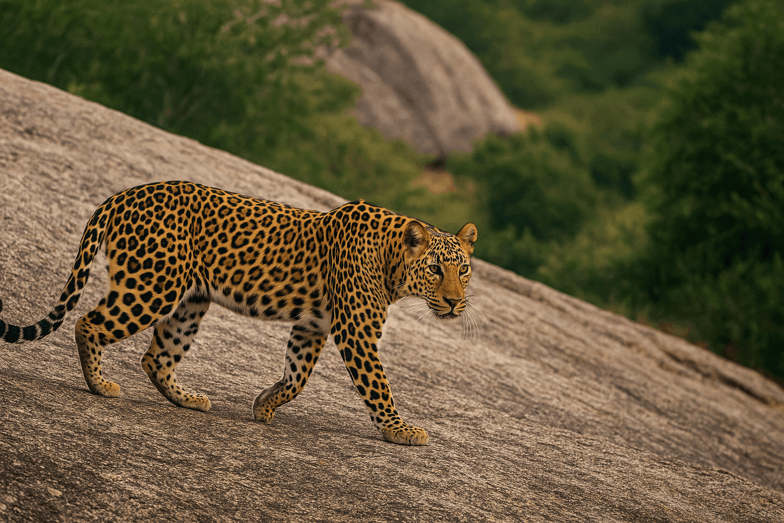Jawai leopard sighting in monsoon